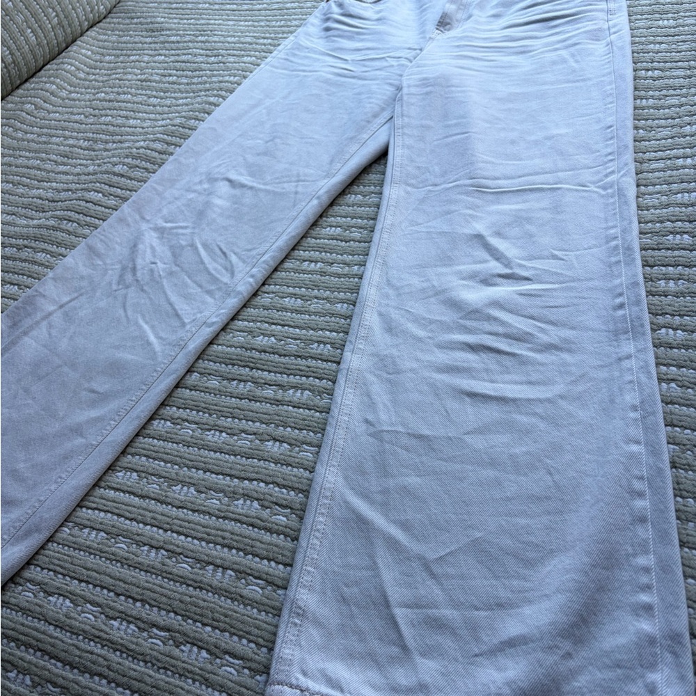 White Wide Leg Jeans